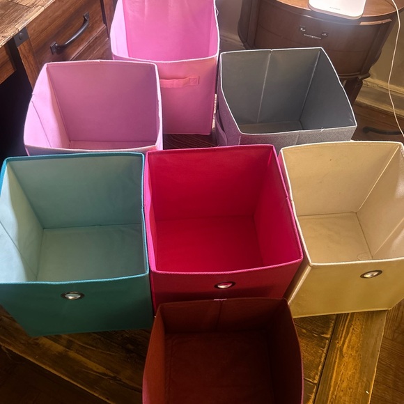Colorful Storage Bins Set - Picture 6 of 7